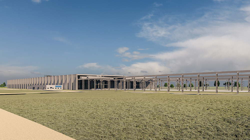 Rendering of FINFROCK's Belle Glade Manufacturing Facility
