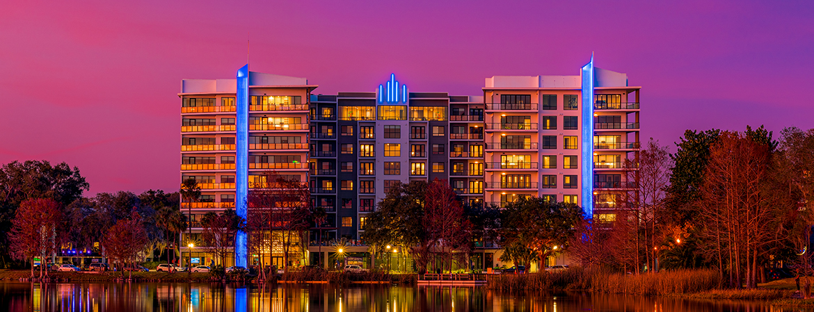 Sunset Photo of Lake House Orlando Design-Build Project by FINFROCK