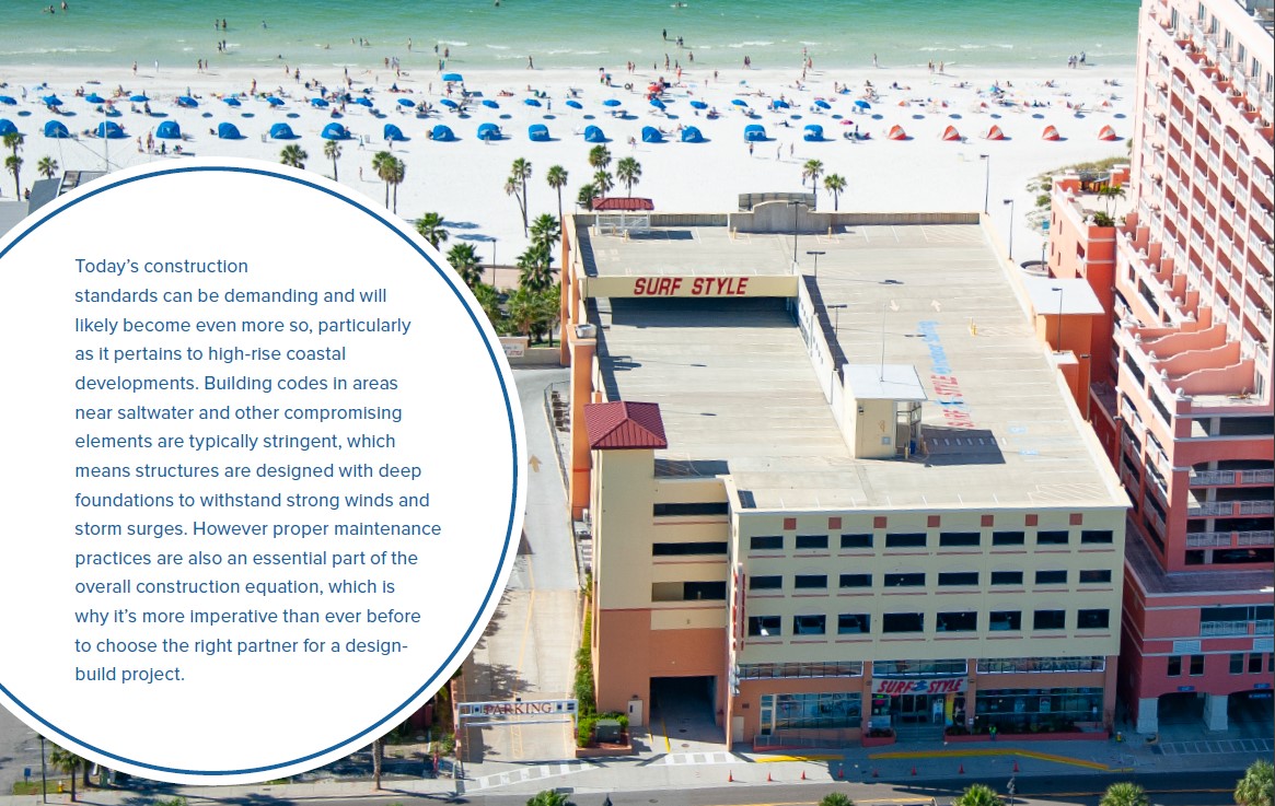 Aerial view of Surfstyle garage and beach