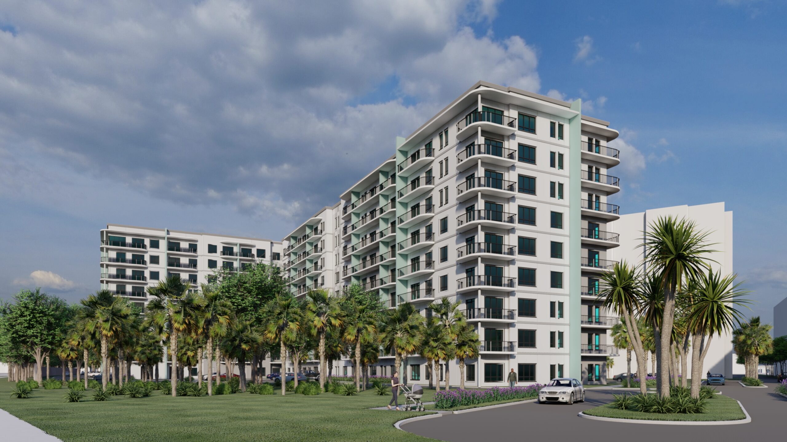 Rendering of Aliro apartments in Miami