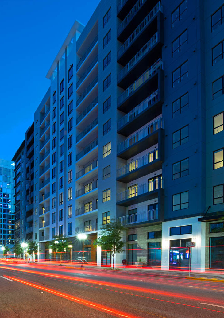 Street view of MAA Robinson at Night