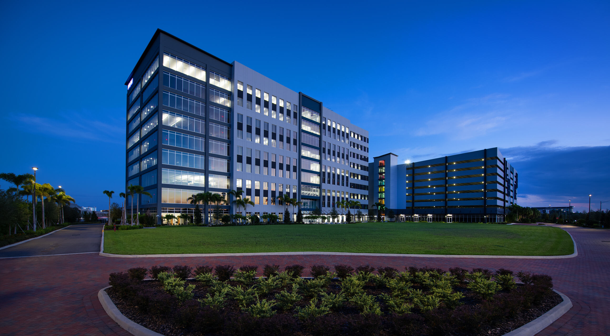 Image of City Center Office at dusk