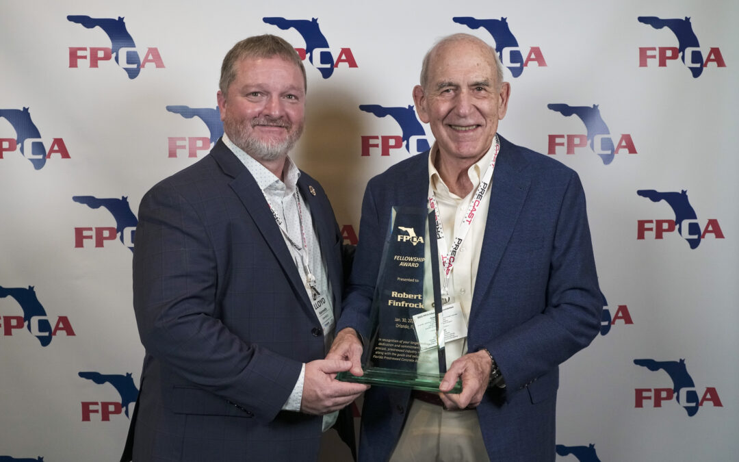 Robert Finfrock Honored with Prestigious FPCA Fellowship Award