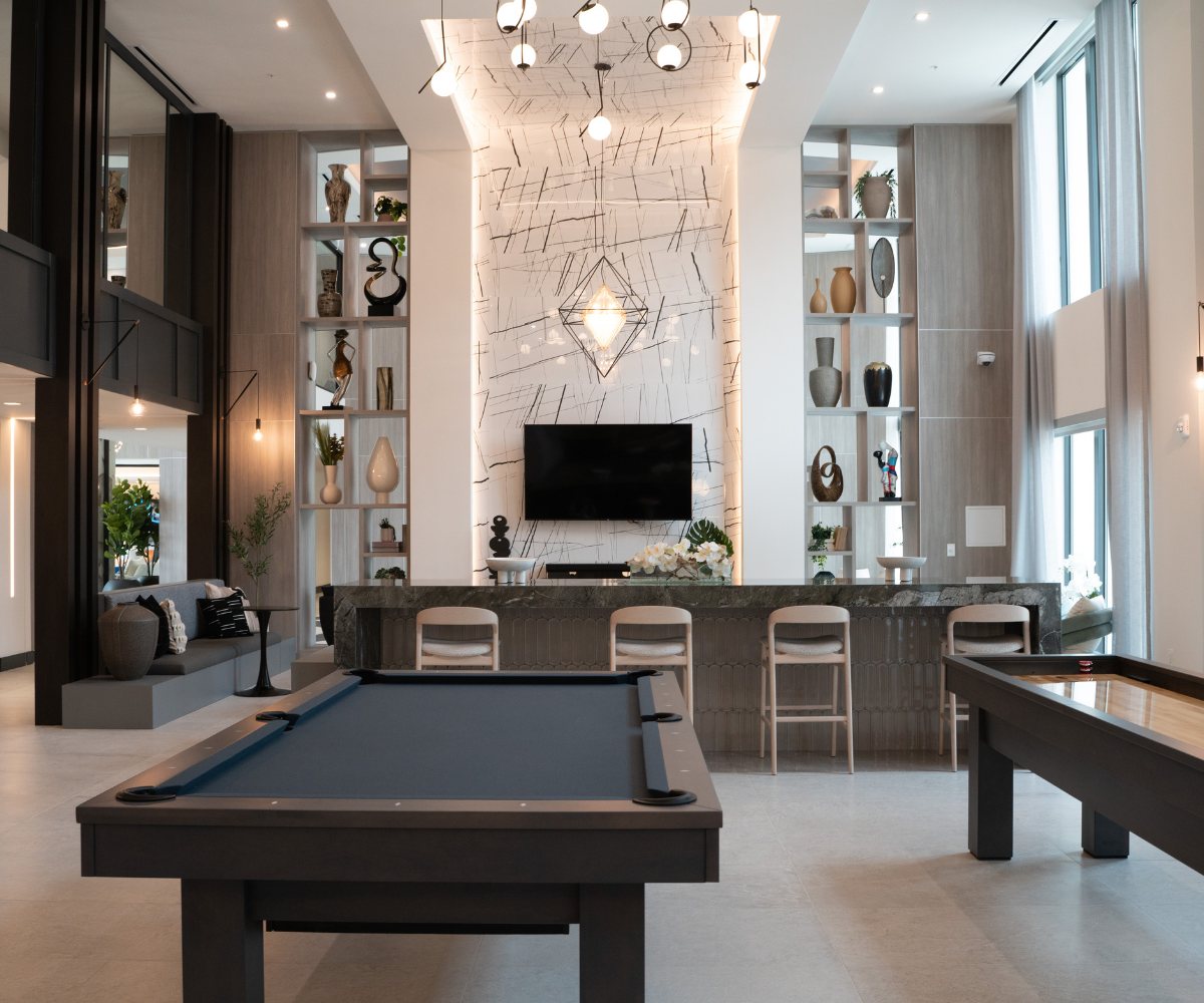 CenterPointe Apartments Pool Table CenterPoint Apartment Pool Table