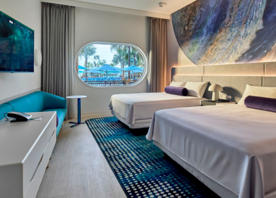 Pool View of Endless Summer Resort Hotel Design-Build Project by FINFROCK