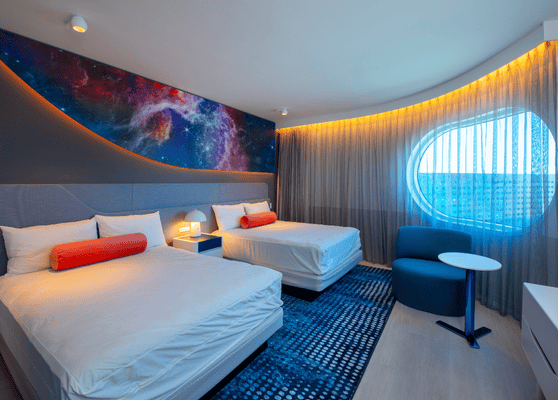 Pool View of Endless Summer Resort Hotel Design-Build Project by FINFROCK